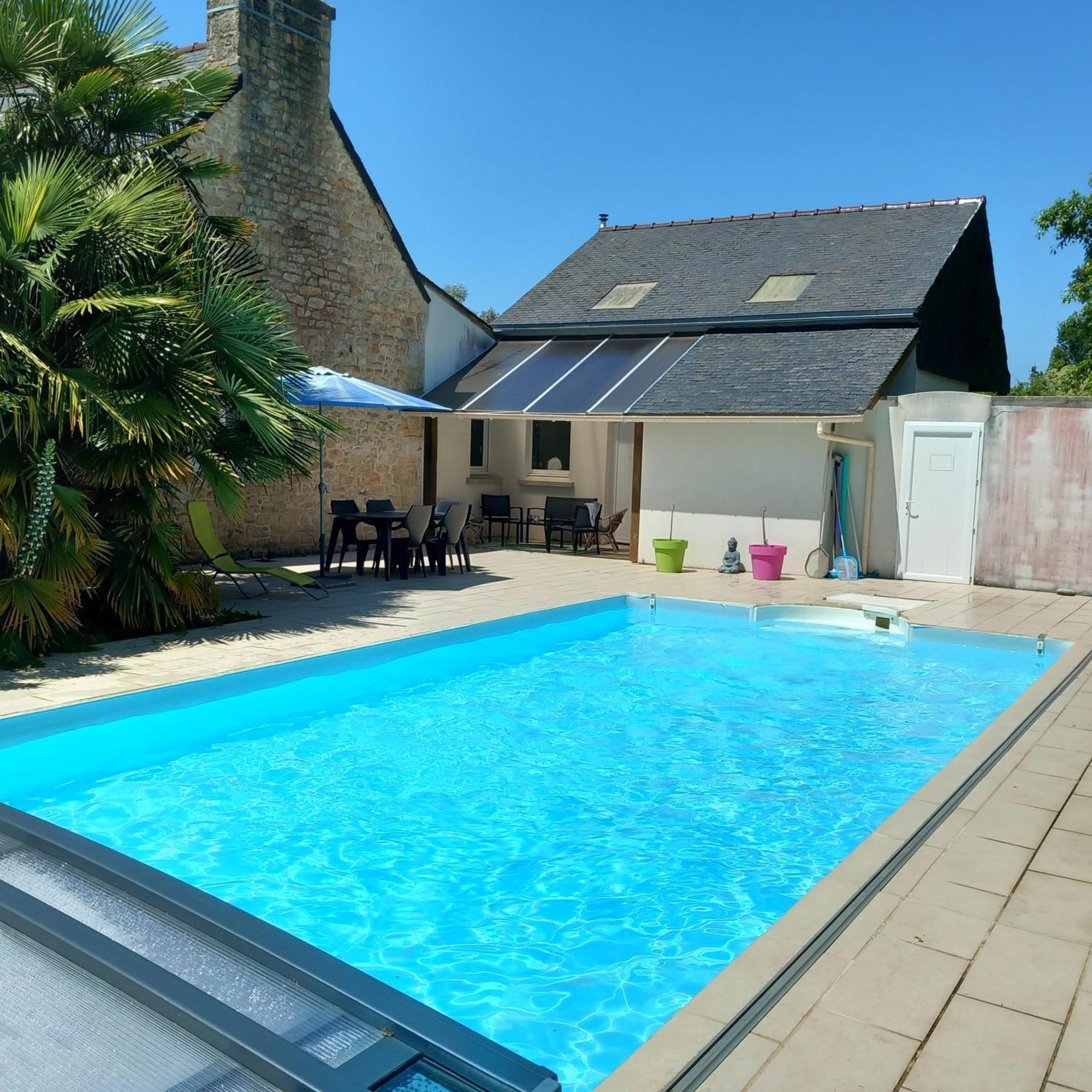 Villa La Demoiselle Du Finistere Plobannalec Exterior foto